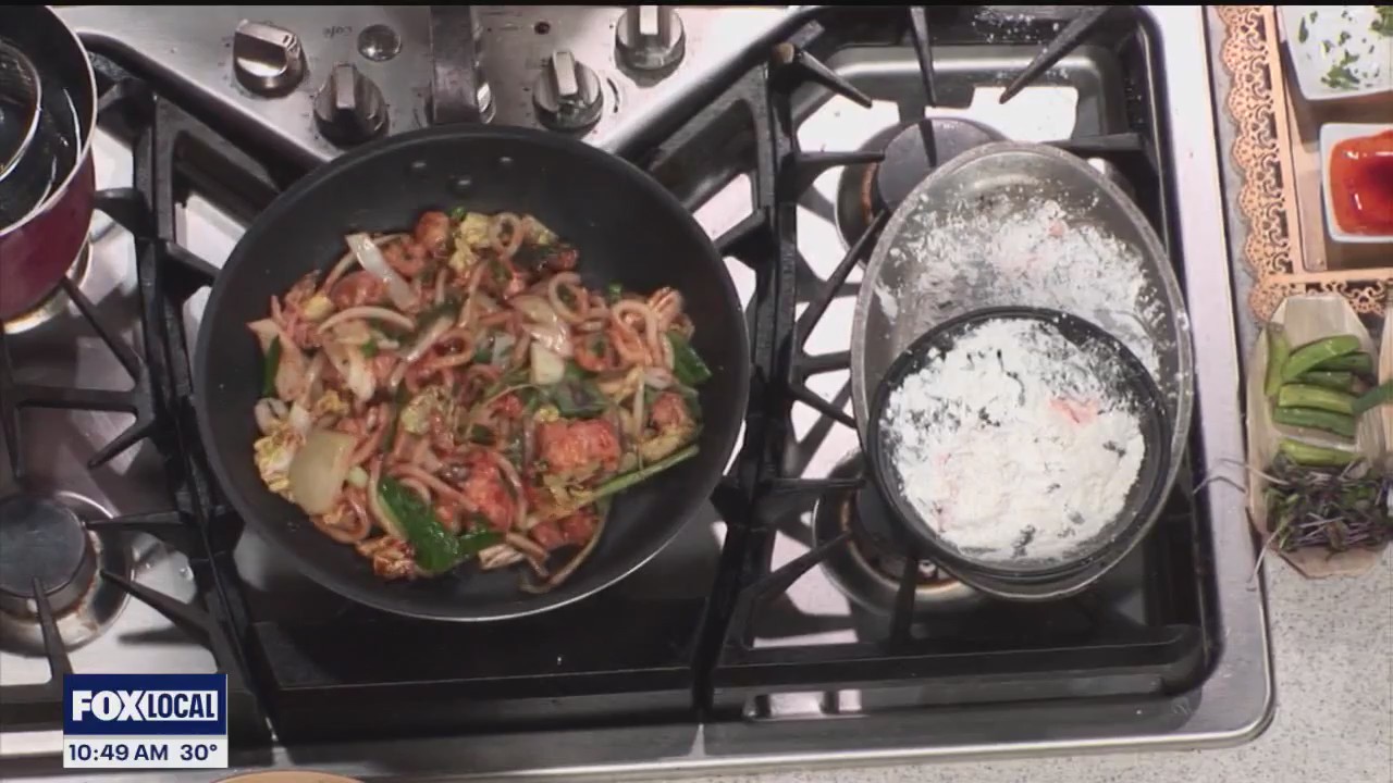 Making lobster udon with PAO Detroit