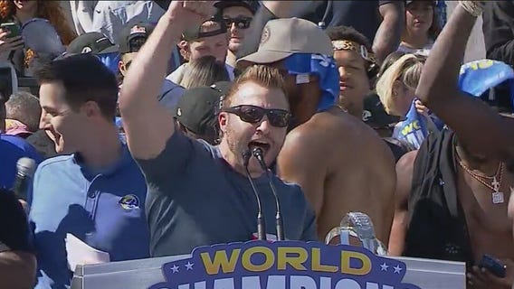 Super Bowl victory rally: Rams head coach Sean McVay speaks