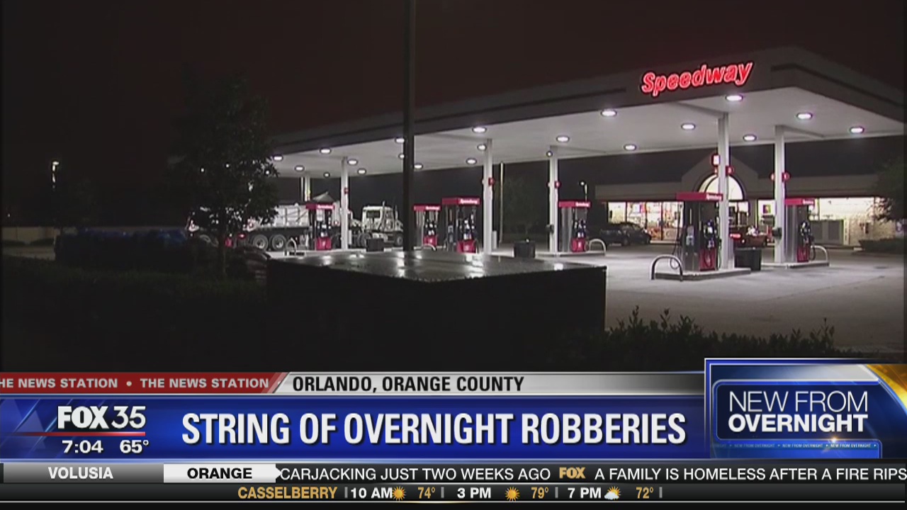 String of overnight robberies | FOX 35 Orlando