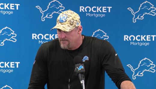 Lions' Campbell on LaPorta status for Rams game; playoff pressure