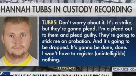 California transgender child molester Hannah Tubbs gloats over light sentence in jailhouse phone calls