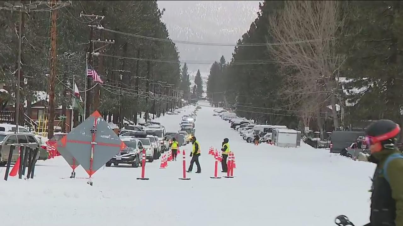 SoCal residents hit the slopes in Big Bear