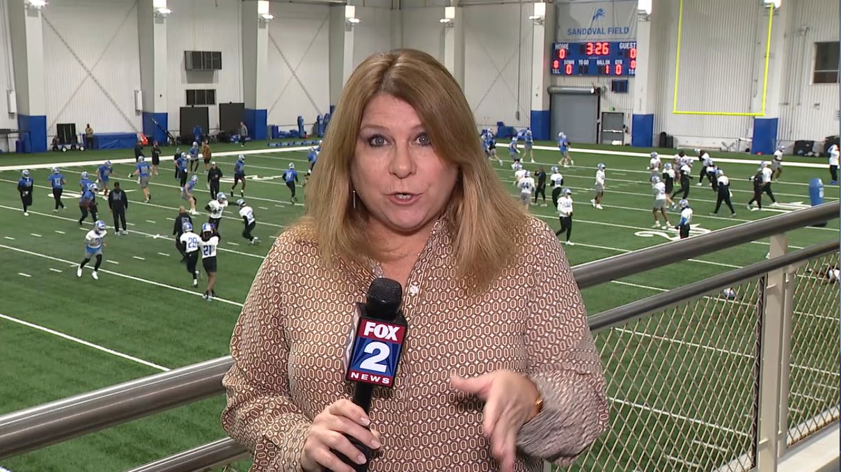 WATCH - Hammer reports from Allen Park where the Lions went through their final practice ahead of Sunday's playoff game against the Rams