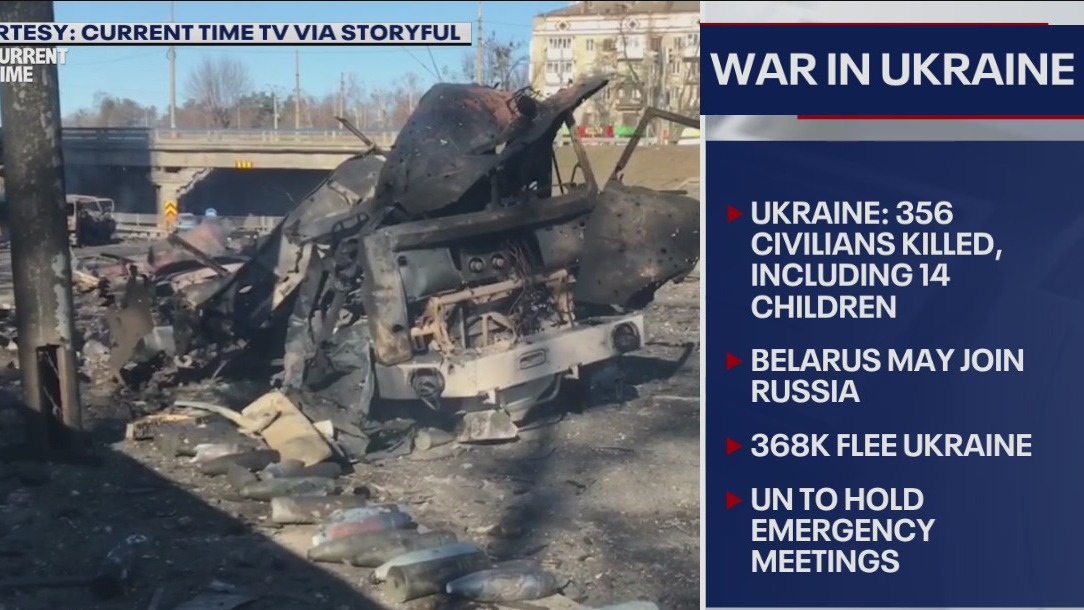 Ukraine Latest: More than 300 civilians killed, including children