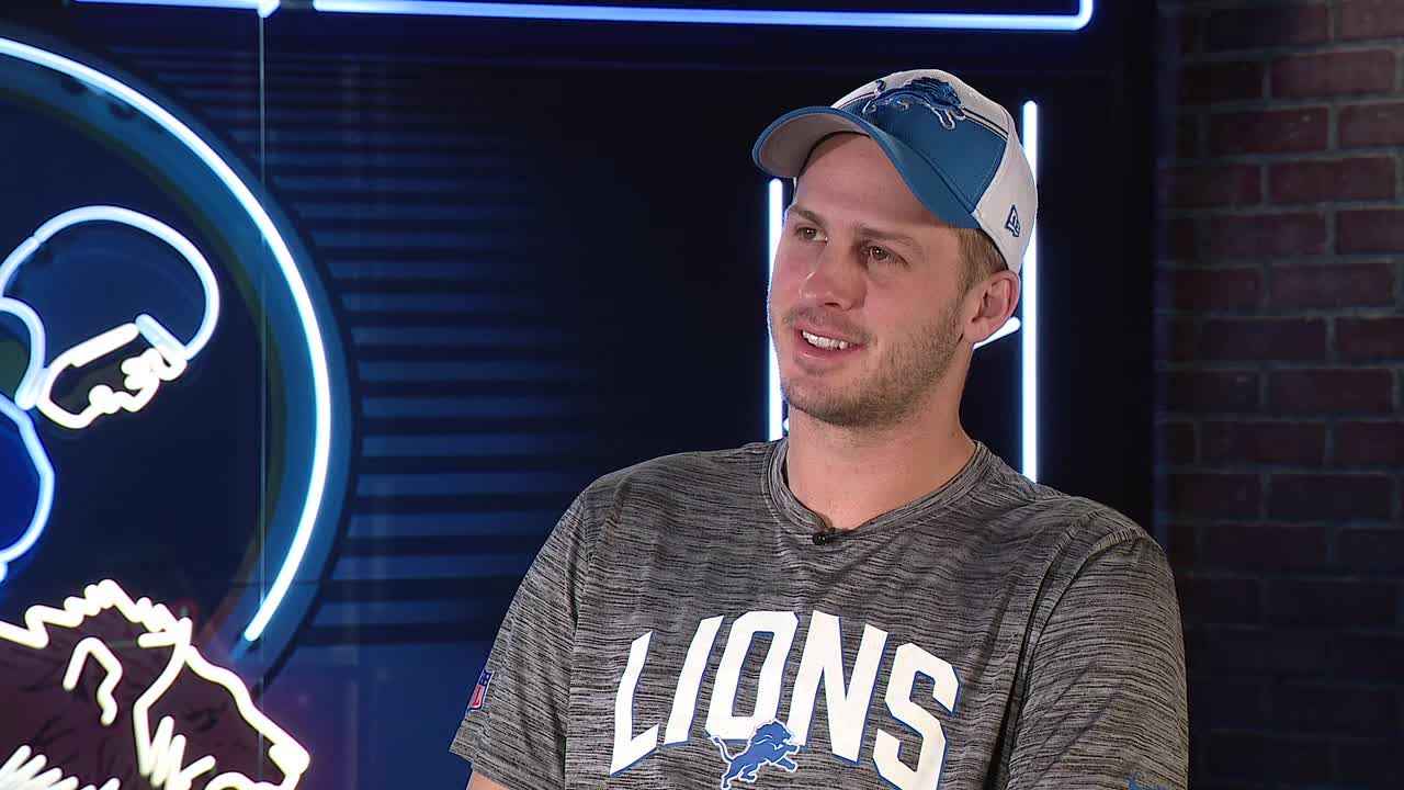 Jared Goff talks with Dan Miller about Lions playoff victory