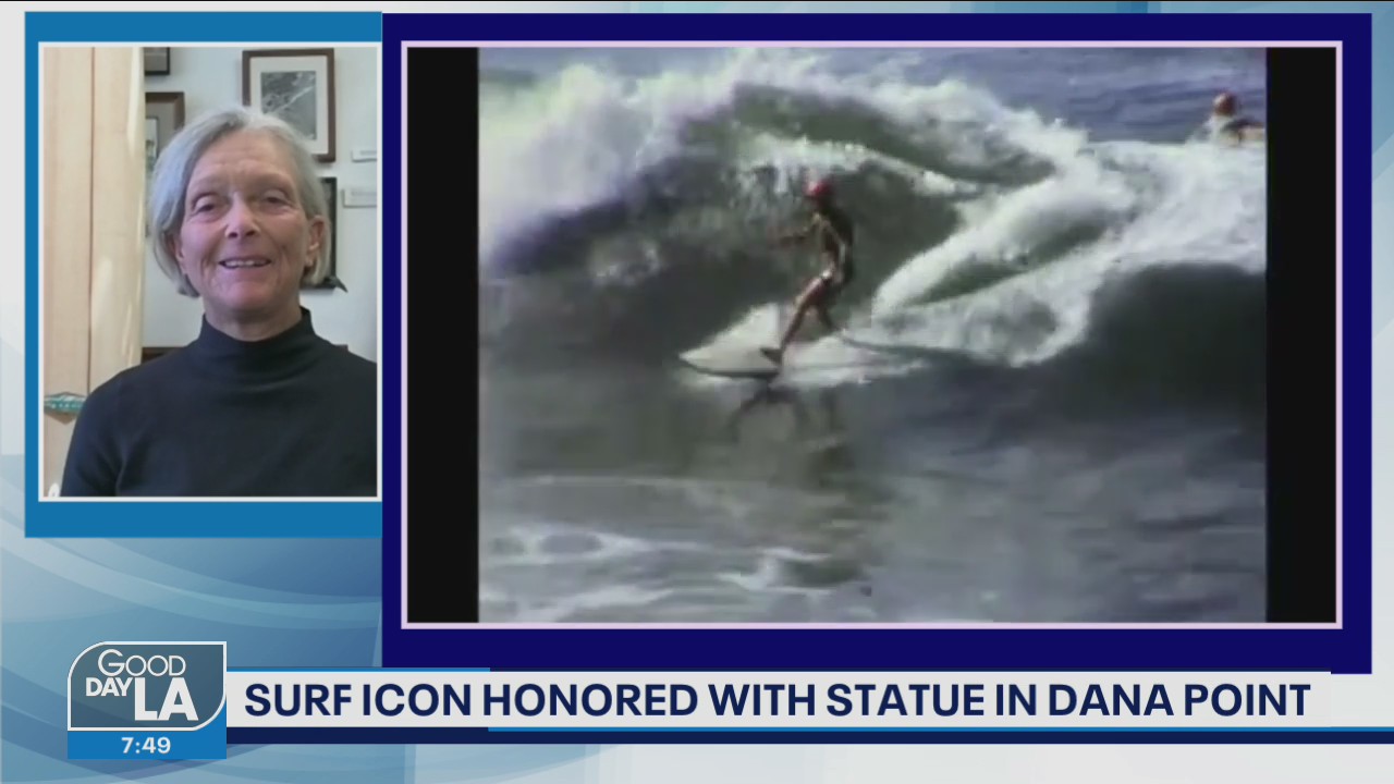 Surf Icon, Joyce Hoffman, honored with statue