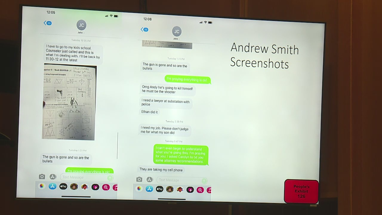 Jennifer Crumbley deleted messages detail being on the run