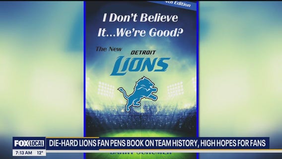 Diehard Lions fan publishes new book