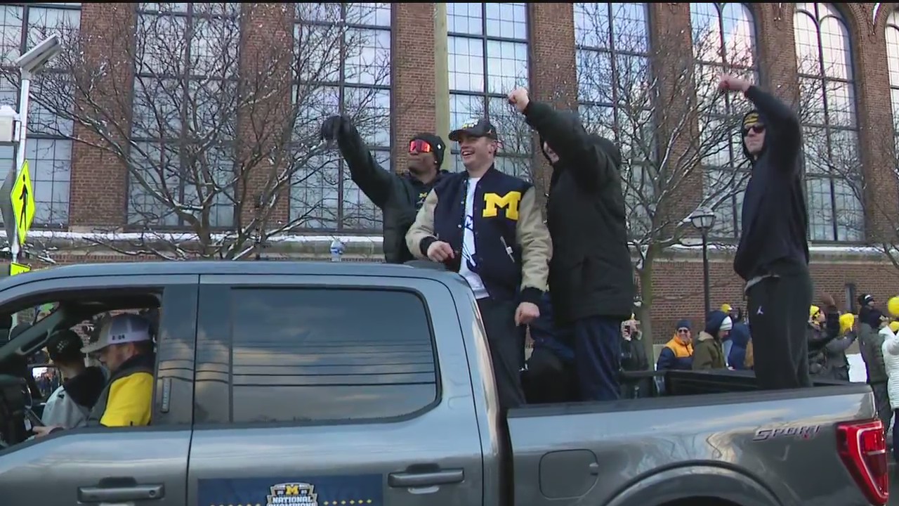 University of Michigan football championship parade