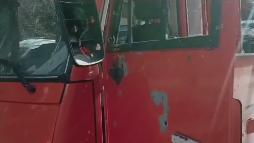 Ukraine latest: Russian rocket destroys bus in Kyiv