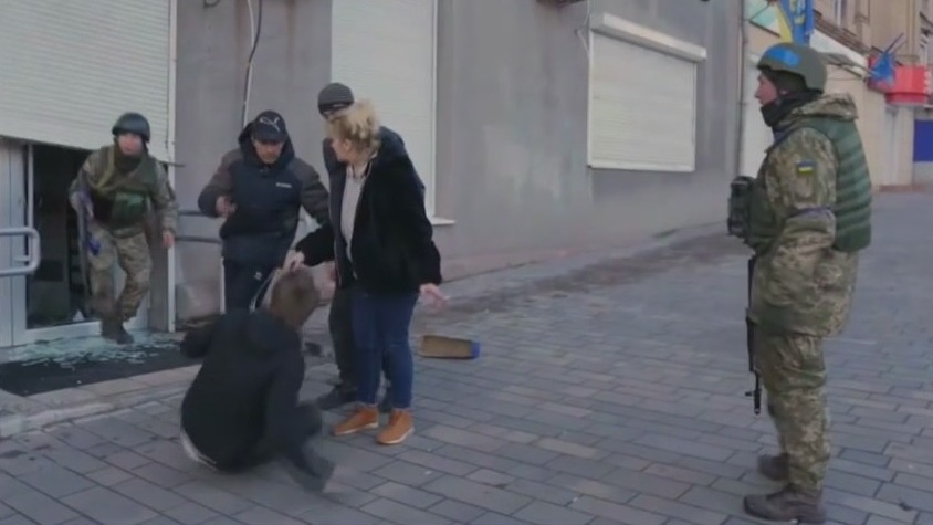 Reporting from the war zone