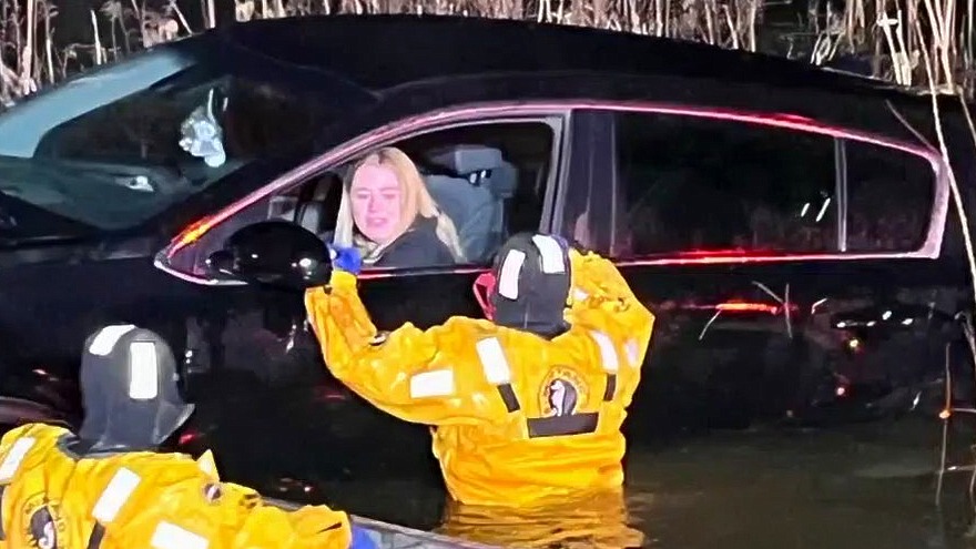 20-year-old saved from flooded ditch in Macomb County