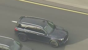 LAPD in pursuit of possible stolen Mercedes-Benz SUV