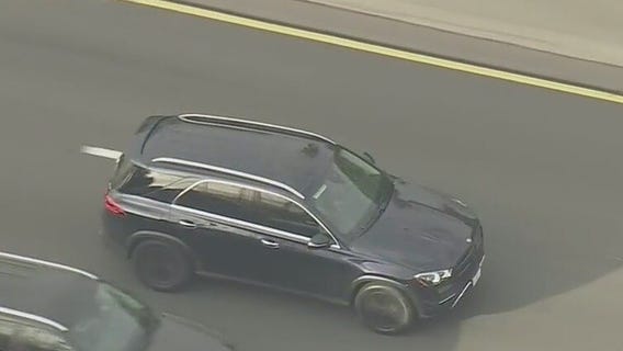 LAPD in pursuit of possible stolen Mercedes-Benz SUV