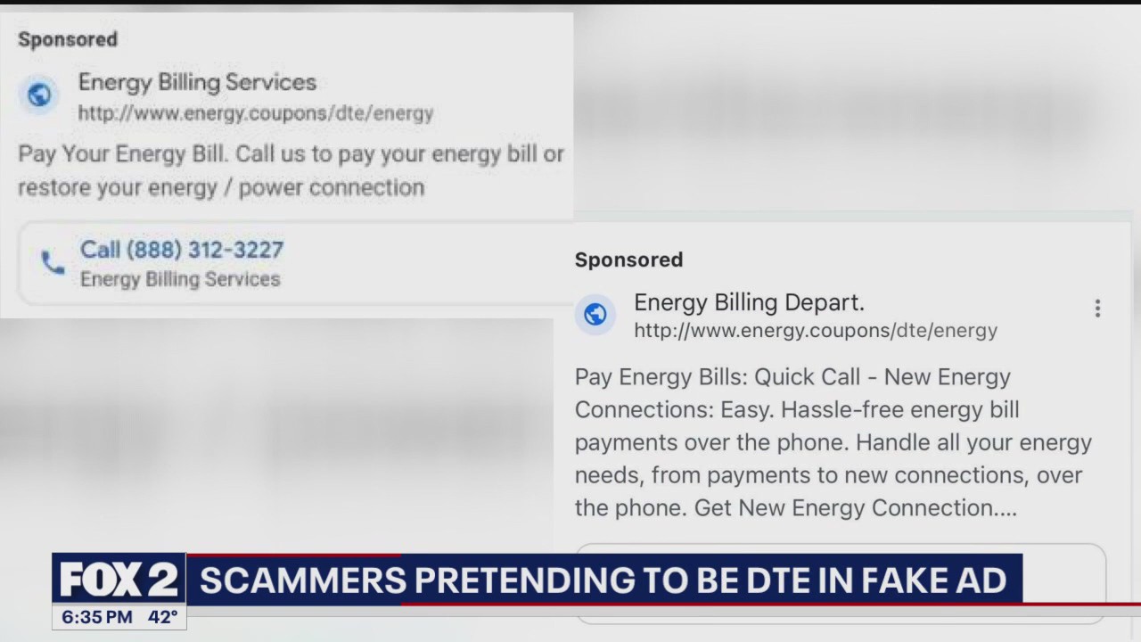 Fake ads pose as DTE in new scam making the rounds