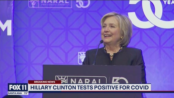 Hillary Clinton tests positive for COVID-19