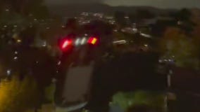 LAPD investigating video of airborne Tesla in Echo Park