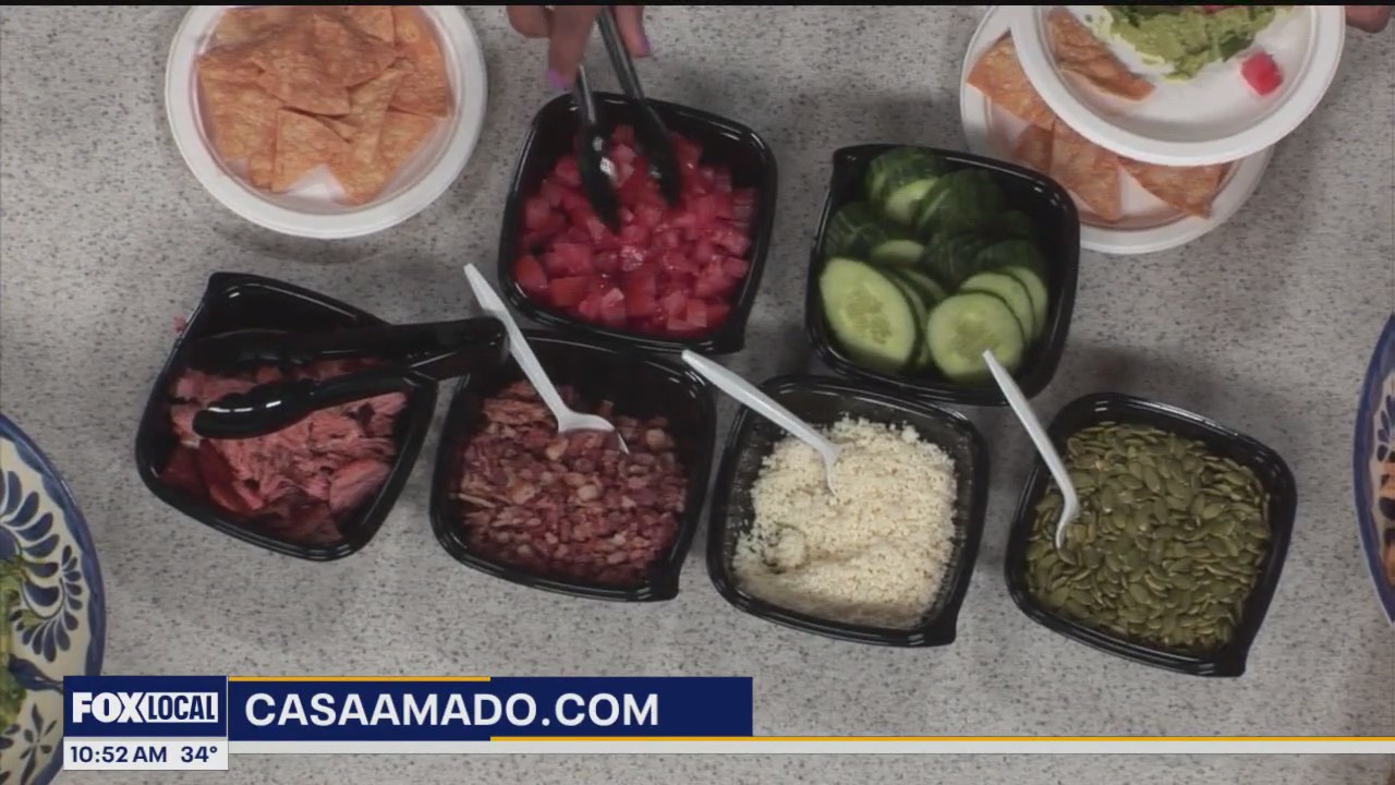 Making guacamole with Casa Amado