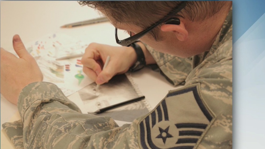 Healing wounded warriors through art