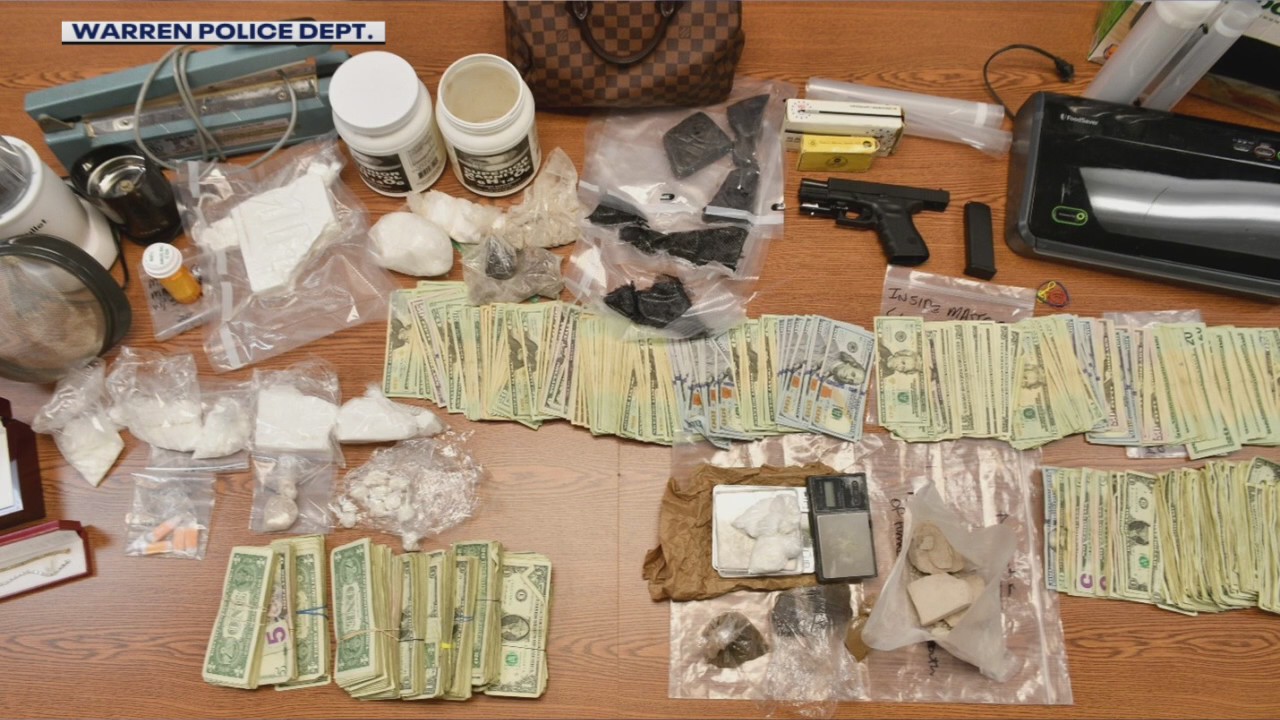 Large drug bust in Warren nets 2 kilos of heroin, 1 kilo of cocaine