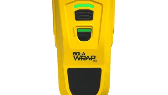 Here's how BolaWrap launcher restrains target