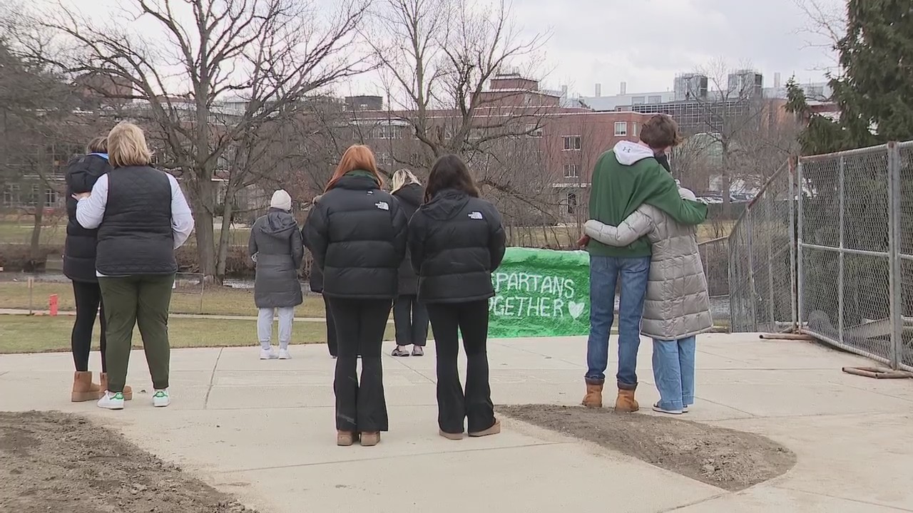Emotional day on MSU campus 1 year after mass shooting