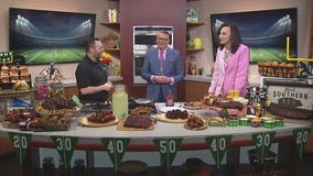 Famous Dave's Super Bowl party spread