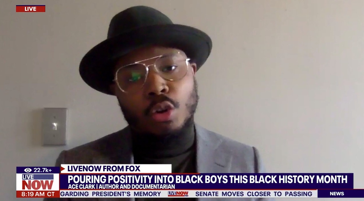 Ace Clark's affirmations book for Black boys