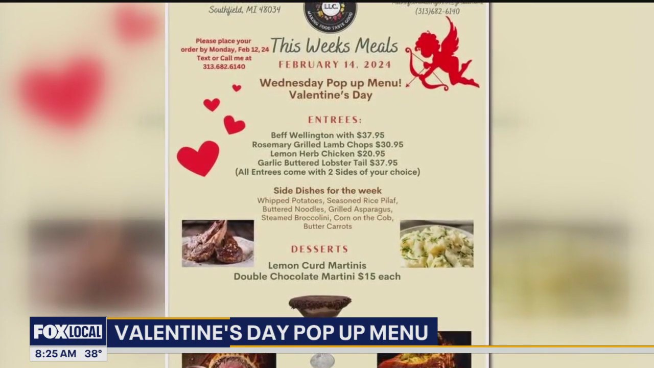Chef Shawn Jones provides Valentine's Day options