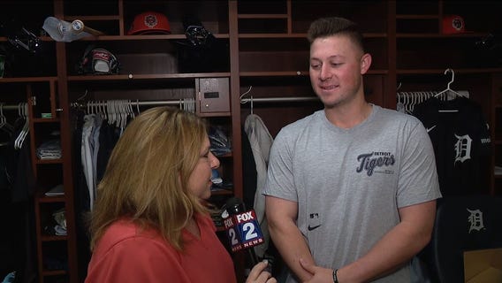 WATCH - Jennifer Hammond talks with Tigers 1st baseman Spencer Torkelson down in Lakeland