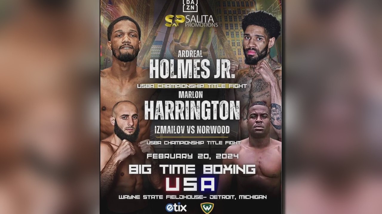 Wayne State University's boxing event on Feb. 20