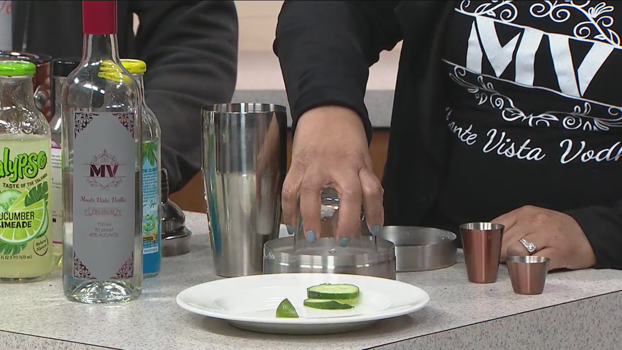 Mixing up cocktails with Monte Vista Vodka