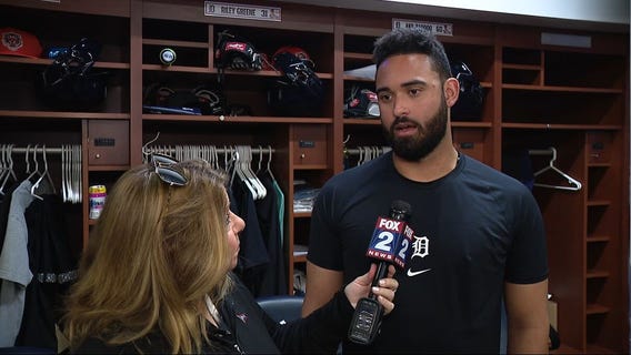 WATCH - Jennifer Hammond talks to Tigers outfielder Riley Greene down in Lakeland