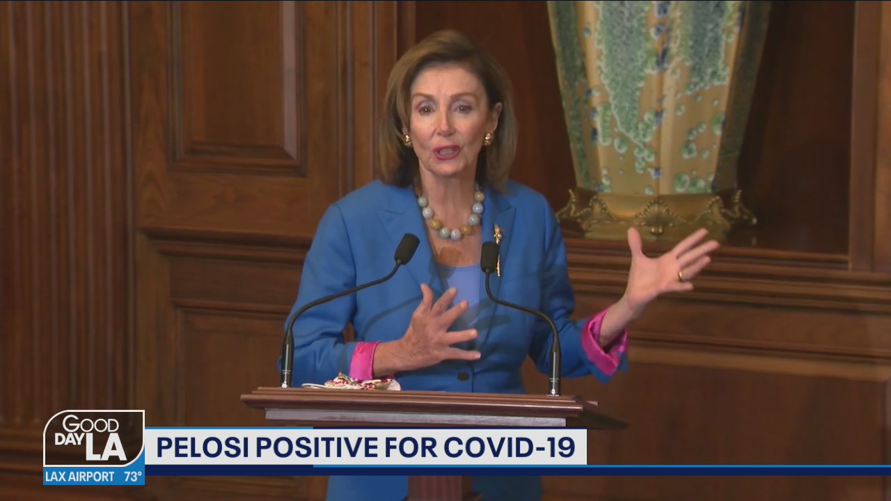 Nancy Pelosi tests positive for COVID-19