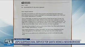 USPS suspends mail service for a Santa Monica neighborhood