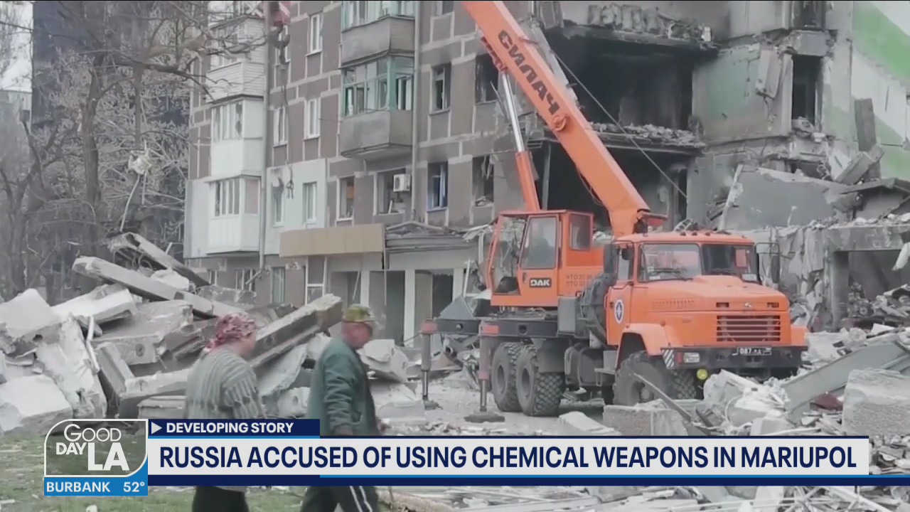Russia accused of using chemical weapons in Mariupol