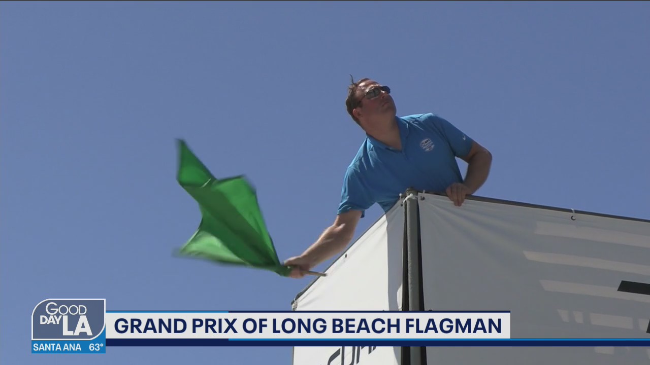 Grand Prix of Long Beach Flagman