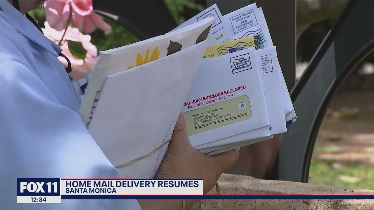 USPS resumes mail service in Santa Monica neighborhood after repeat assaults on carriers
