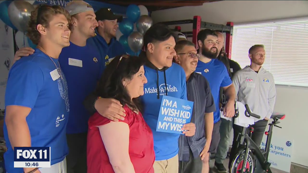 Oxnard teen gets Make-A-Wish granted by LA Rams