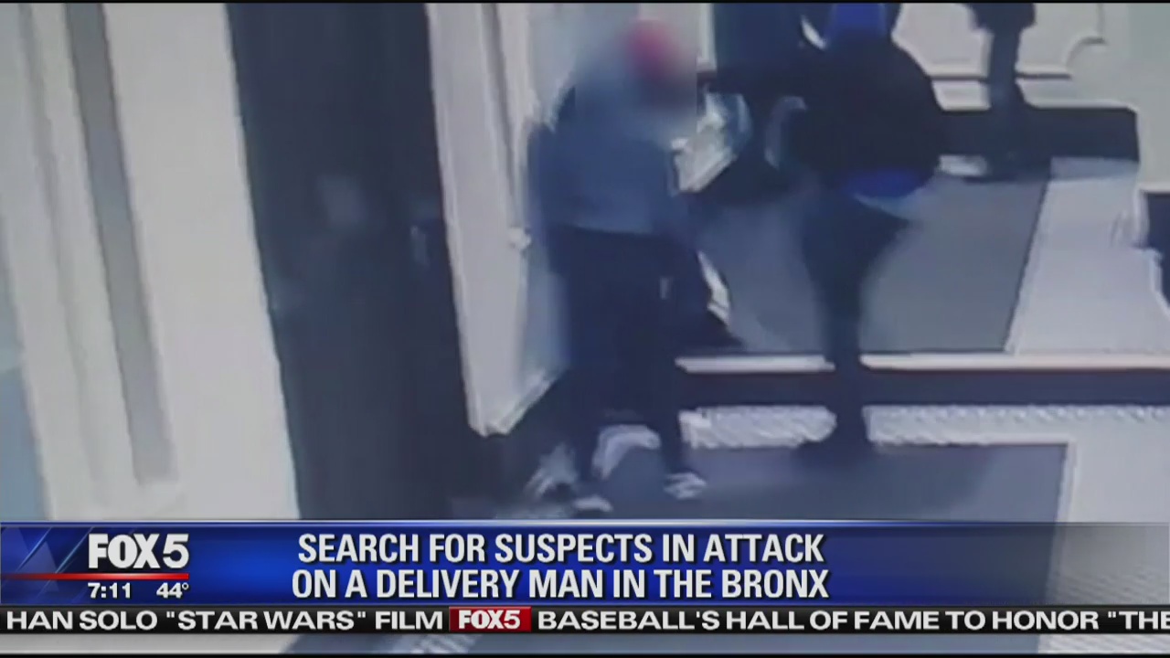 Delivery man viciously assaulted