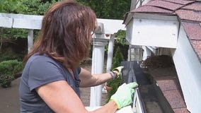 Installing gutter guards with Jill of All Trades