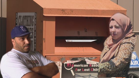 Some clothing donation bins for charity only give to themselves