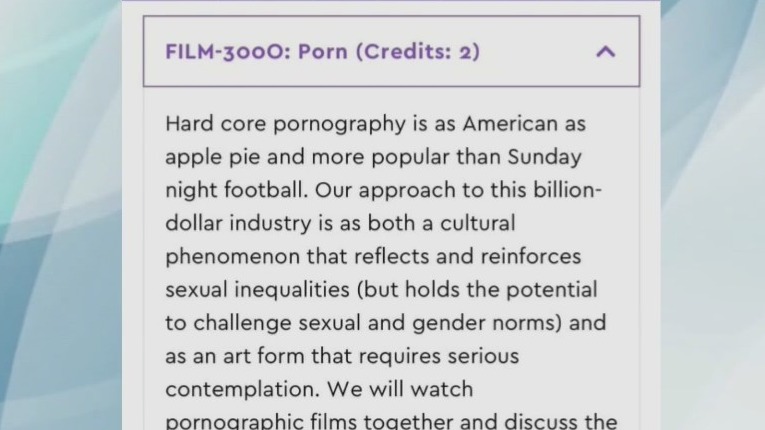 Hardcore porn class offered to students at Utah college