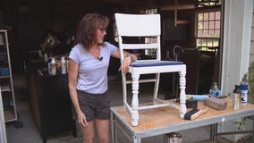 Jill of All Trades refurbishes chairs that were thrown to the curb