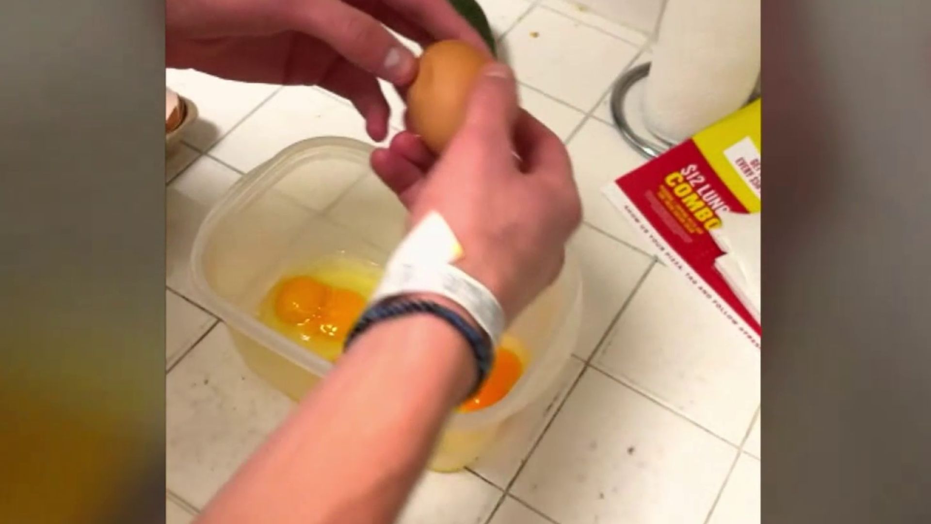 Double yolk? Man shares video of his egg-celent luck