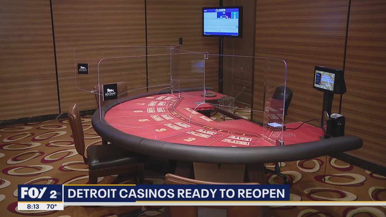 Detroit Casino's ready to reopen Wednesday