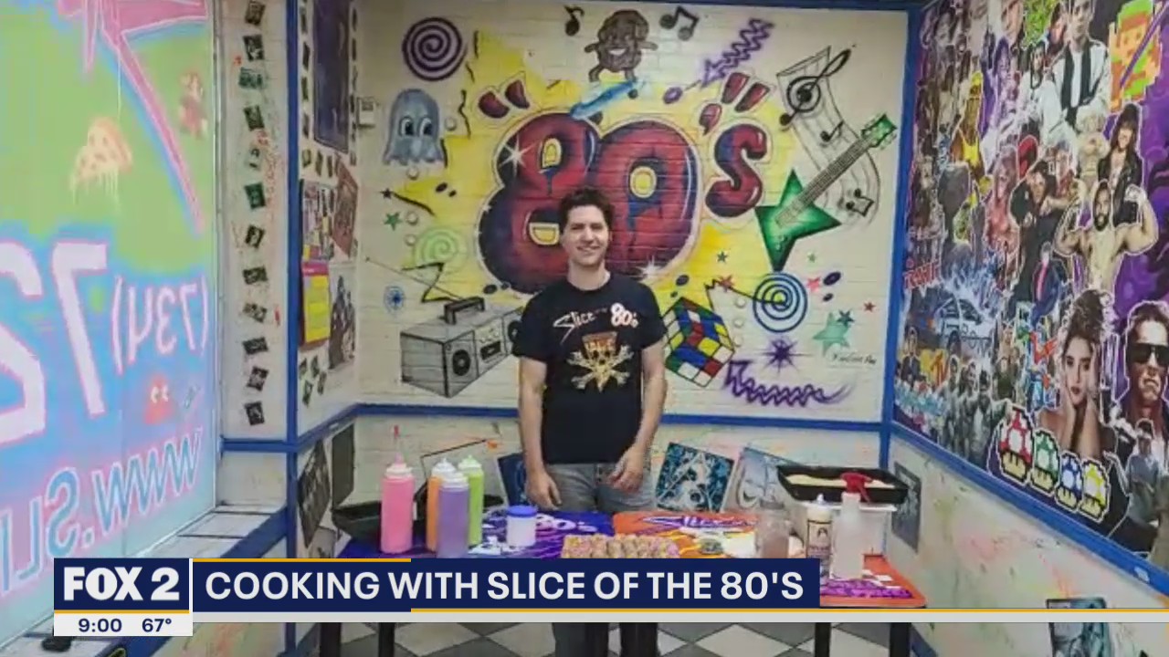 Cooking with Slice of the 80's Pizza