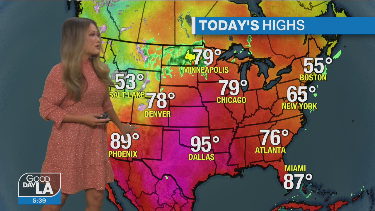 Weather Forecast for Monday, May 9