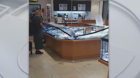 Smash-and-grab robbers target mall in West Covina