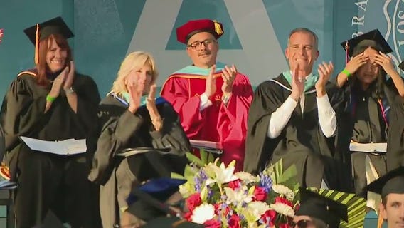 First Lady Jill Biden speaks at LA City College